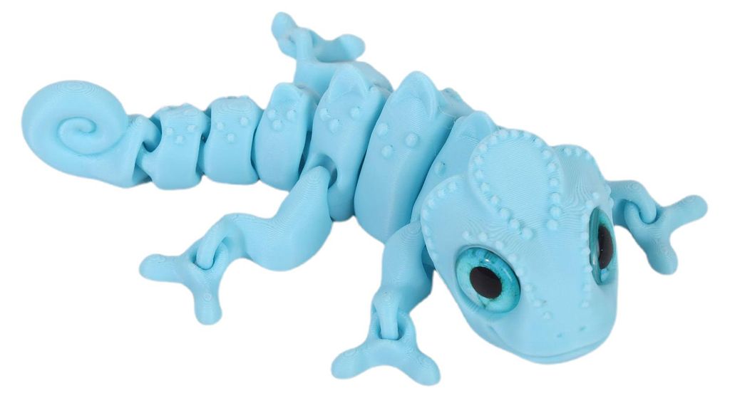 3D-gedrucktes, bewegliches Chamäleon-Modell mit Gelenken – flexibles Chamäleon-Spielzeug zum Stressabbau, ideal als Dekoration für Zuhause ode...
