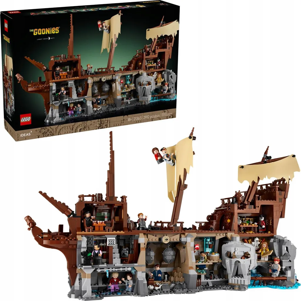 LEGO Ideas Les Goonies : Le Défi de Construction pour Adultes de 2912 Pièces