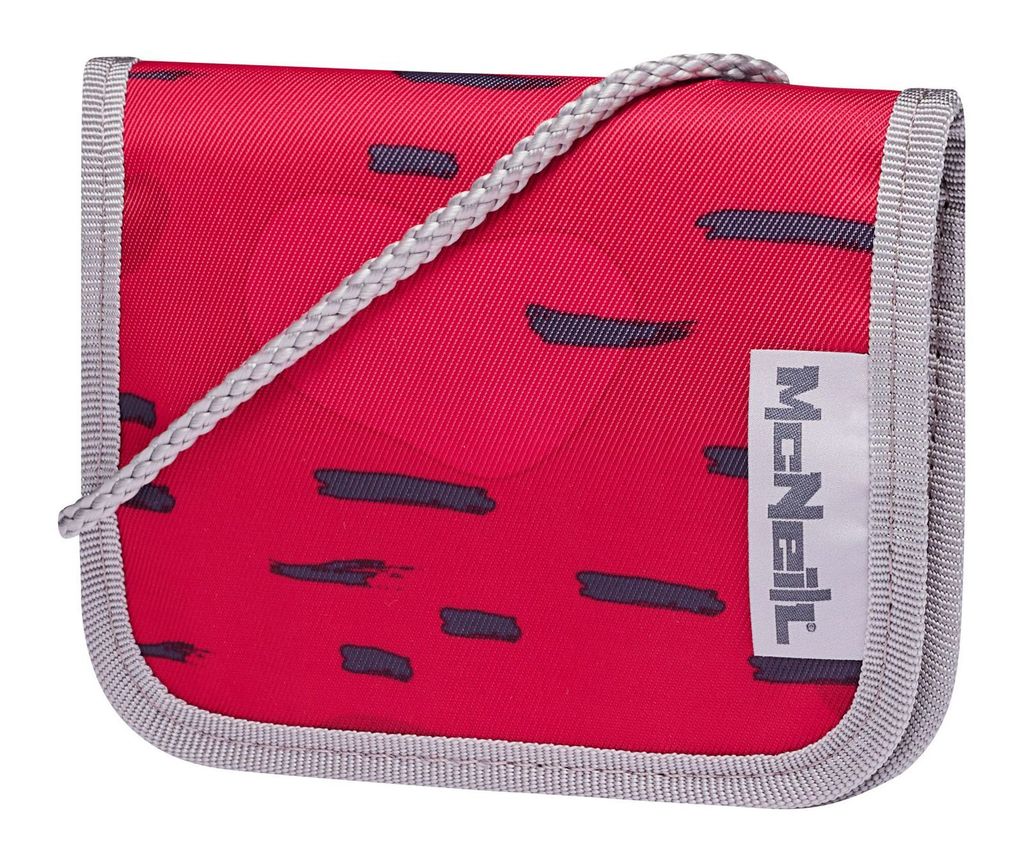 McNeill Brustbeutel Geldbörse Neck Pouch Mood rot