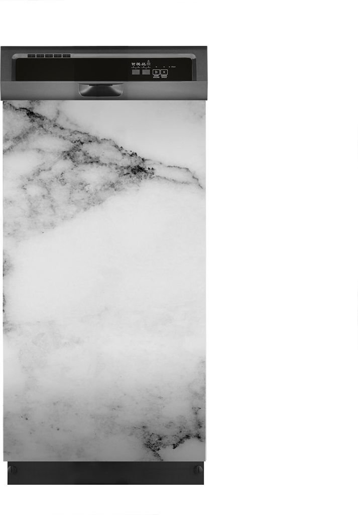Magnete Dekorative 45x80 cm Küche Magnetmatte Spülmaschine - weiss Marmor