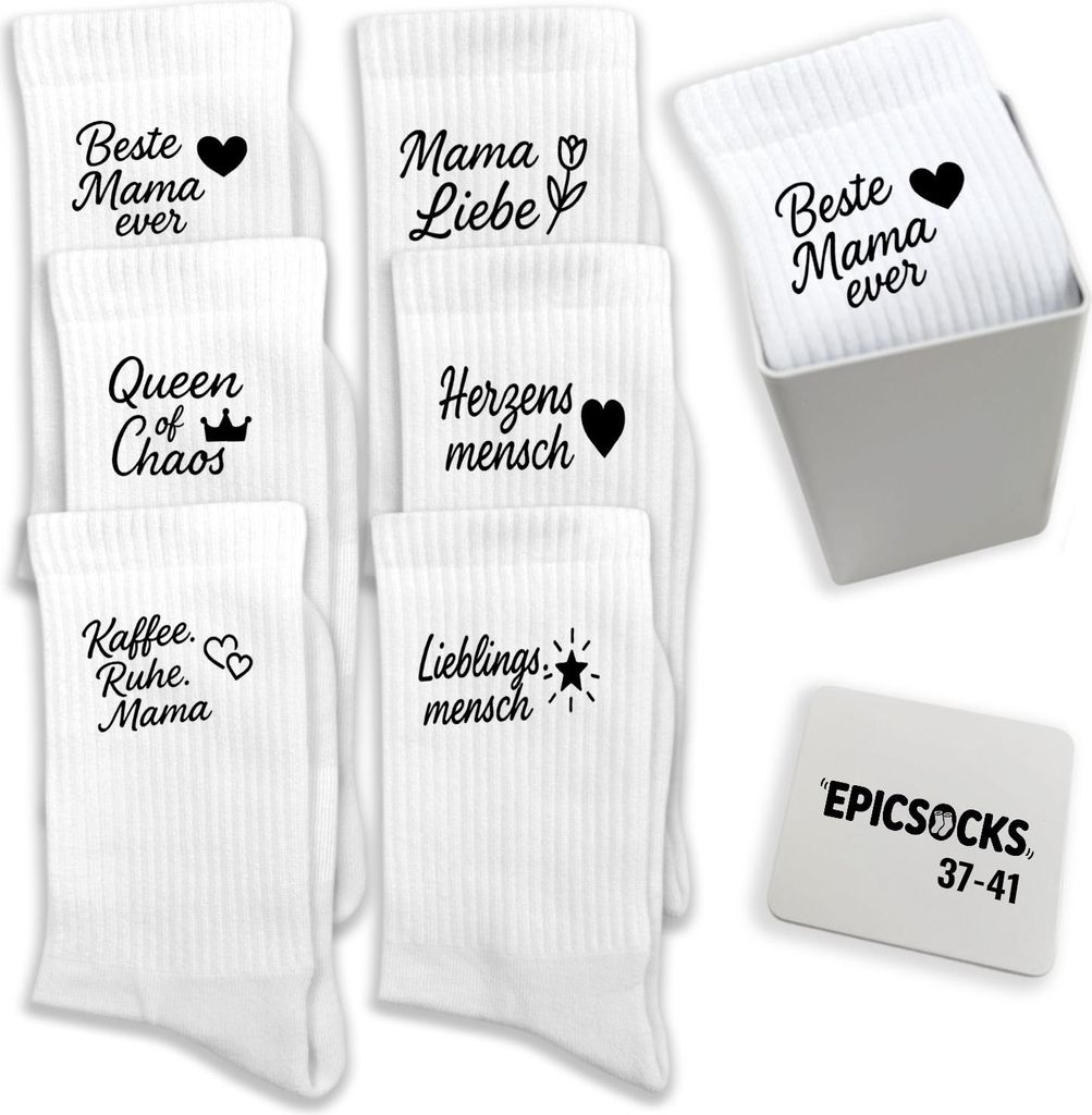 epicsocks Heartful Socken in 37-41 im Produktbild 