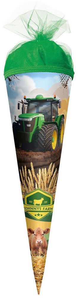 Roth Schultüte 50cm rund Traktor Power