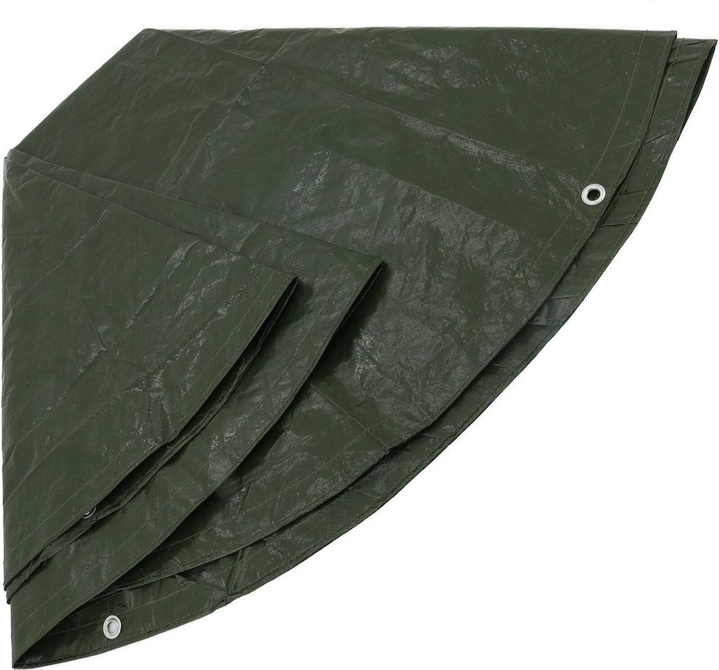 PolyTarp 210 PE-Abdeckplane (Farbe Grün, 3 m rund, 13 mm Immagine del prodotto 