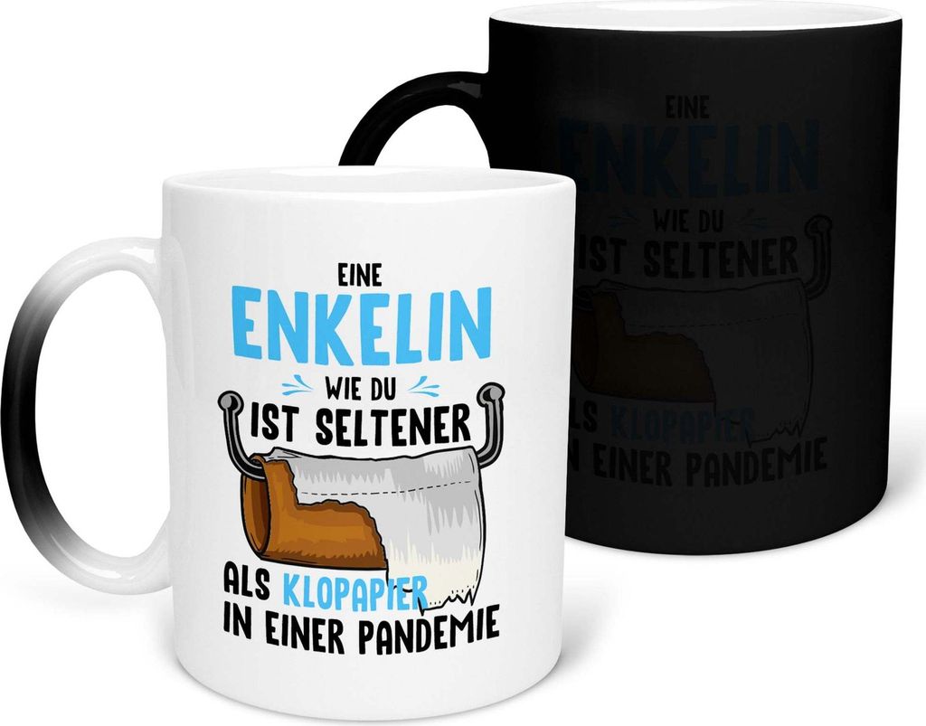 22Feels Zaubertasse Enkelin Geschenk 18. Geburtstag Abitur Weihnachten Firmung Konfirmation Uni Abschluss Bachelor Master Meisterprüfung Mädchen ...