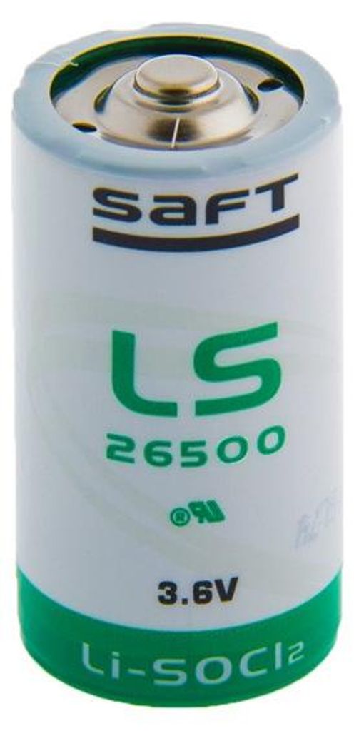 Lithium-Batterie, Spezial, R14, 3,6V, Saft, SPSAF-26500-STD, C LS26500