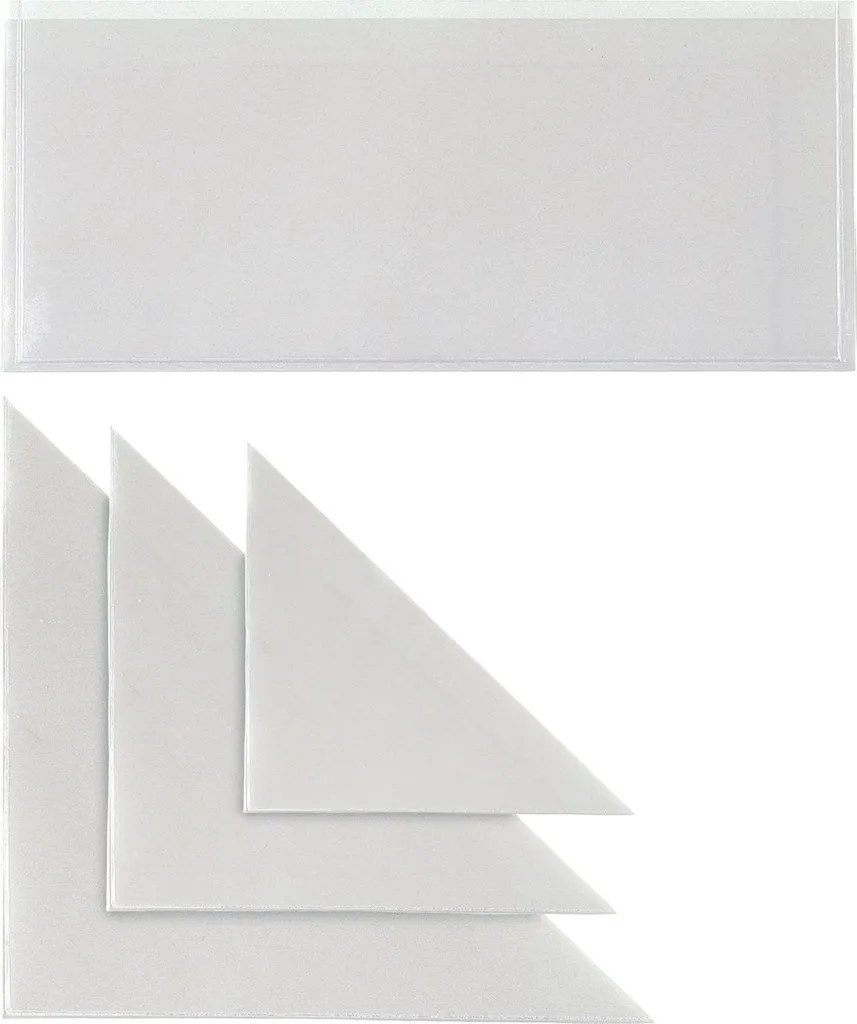 Pochette d'angle A4 incolore SEI Rota TR 22 anti-pliure pour documents