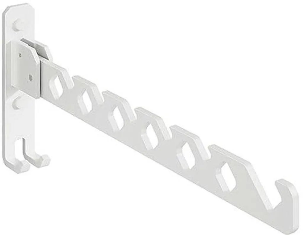 Crochet mural blanc anti-rouille en alu, solution humidité et balcon
