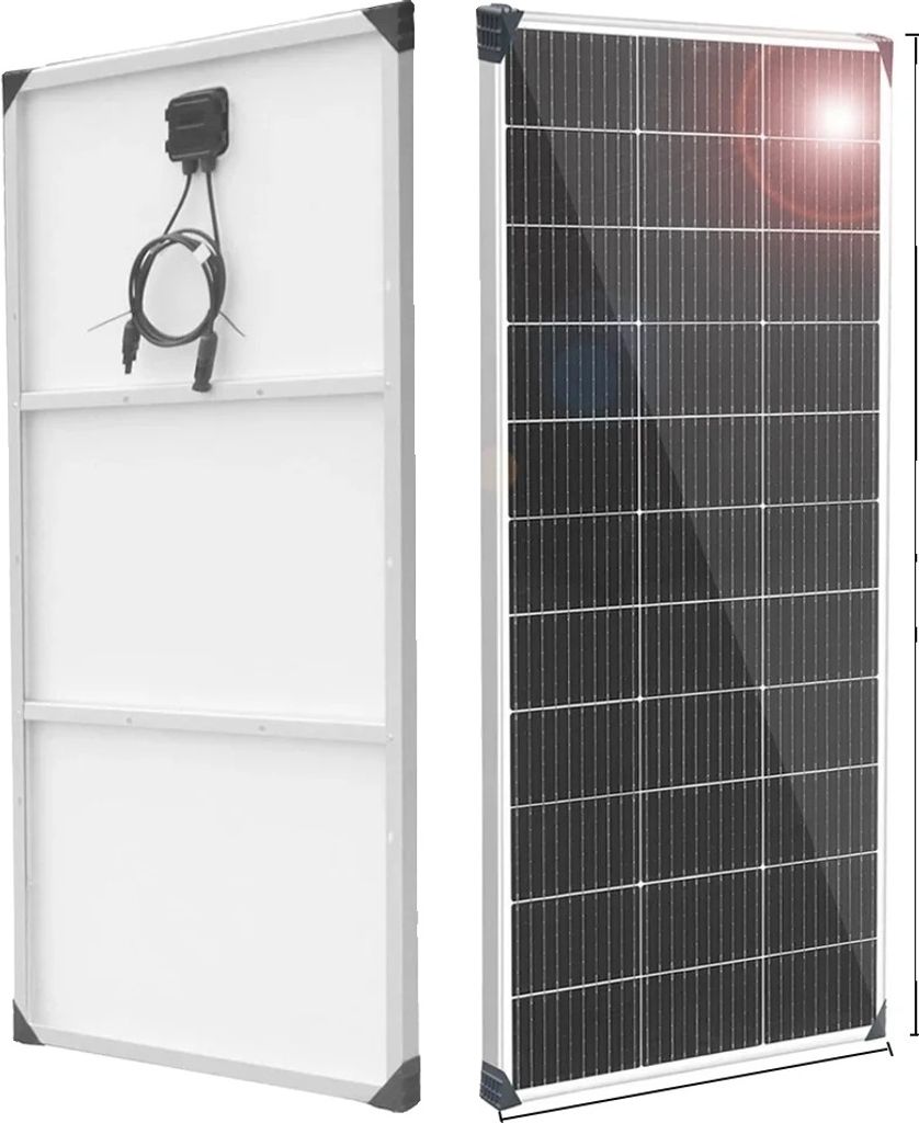 12V sada solárních panelů, výkon 300W/320W, 2 panely v Obrázek produktu 