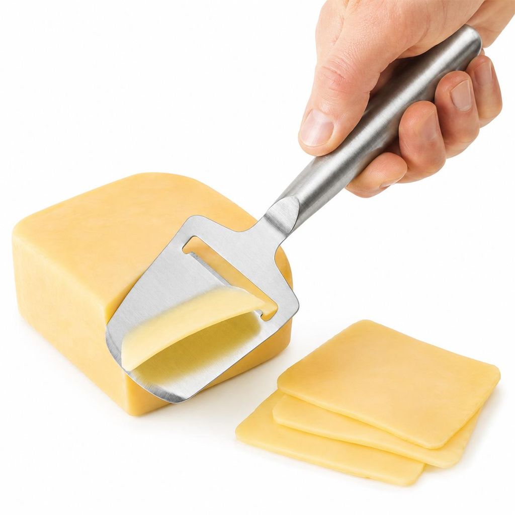 Käsehobel Edelstahl einteilig, Käsemesser für Hartkäse, Produktbild 