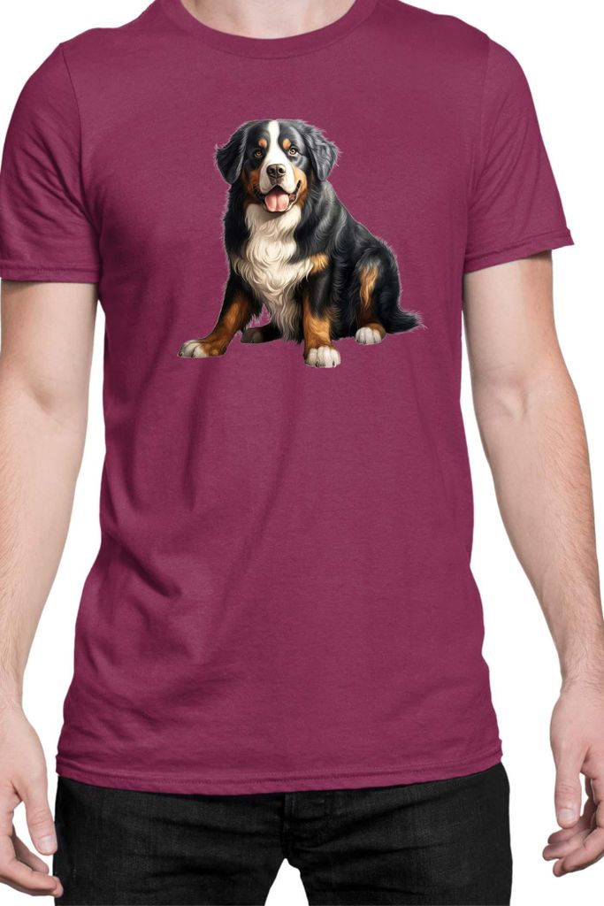 Herren T-Shirt Dogs Breeds Weimaraner Dog Breed 008, Man M / Burgundy