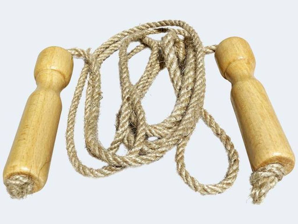 Gymnastikseil 235cm verstärkte Mitte/verstellbar