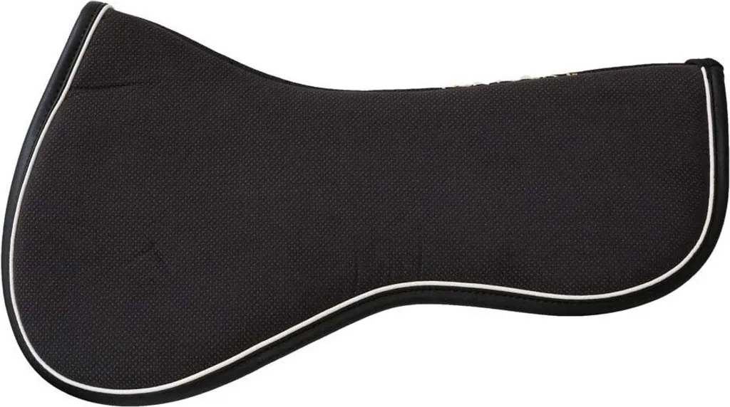 Tapis de selle pour cheval sensible Kentucky Absorb Anatomique Noir