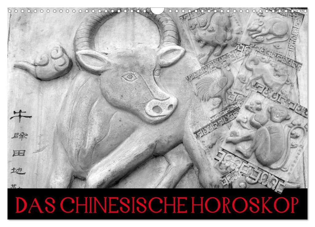 Das Chinesische Horoskop / Geburtstagskalender (Wandkalender 2027 DIN A3 quer), CALVENDO Monatskalender