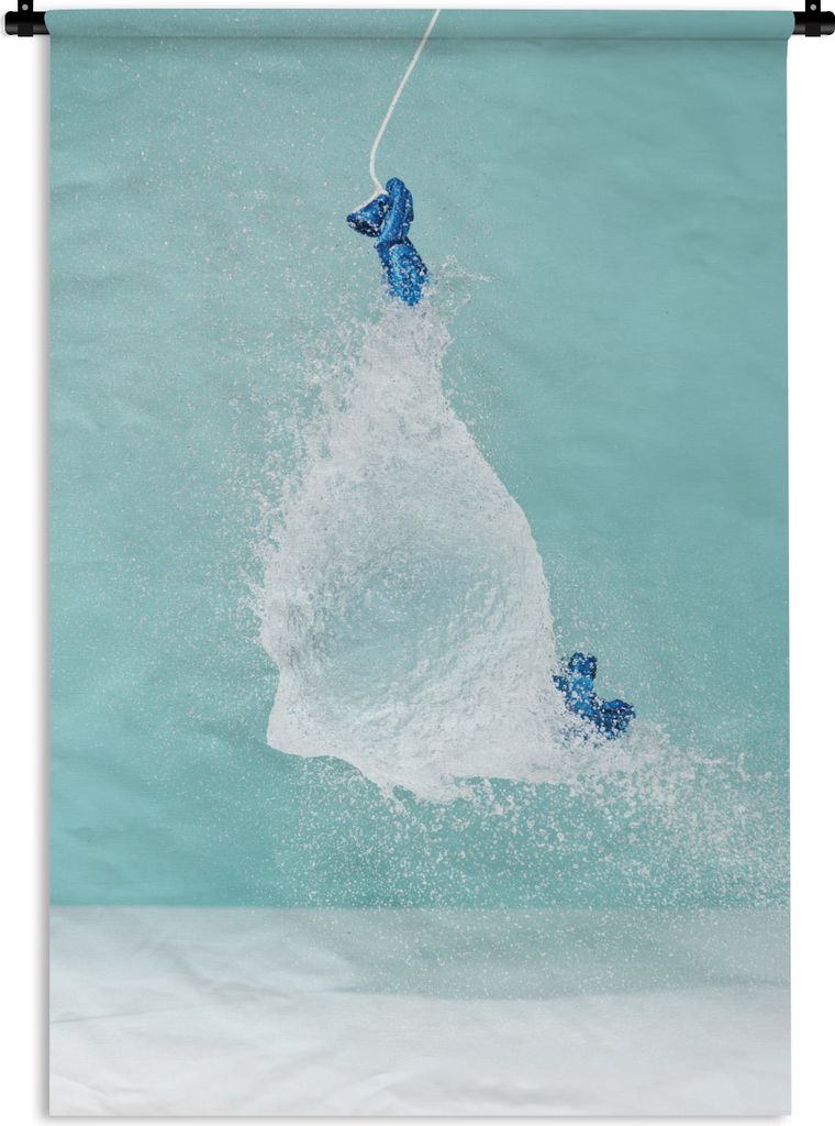 MuchoWow Wandteppich Wandbehang Platzender Ballon 60x90 cm Tapisserie Dekoration Wandtuch - Foto-Teppich - Abwaschbar