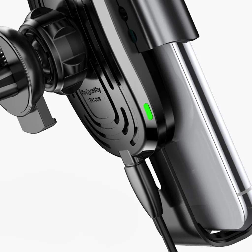 Support Téléphone Voiture Chargeur Induction Qi Baseus pour Aération - 10