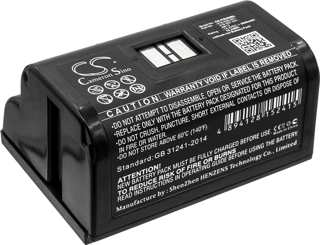 TECHTEK Batteria compatibile con [Intermec] PB50, PB51, PB5X, PW50, PW50-18 sostituisce 318-026-001, per 318-026-003, per 318-026-004, per 318-027-00