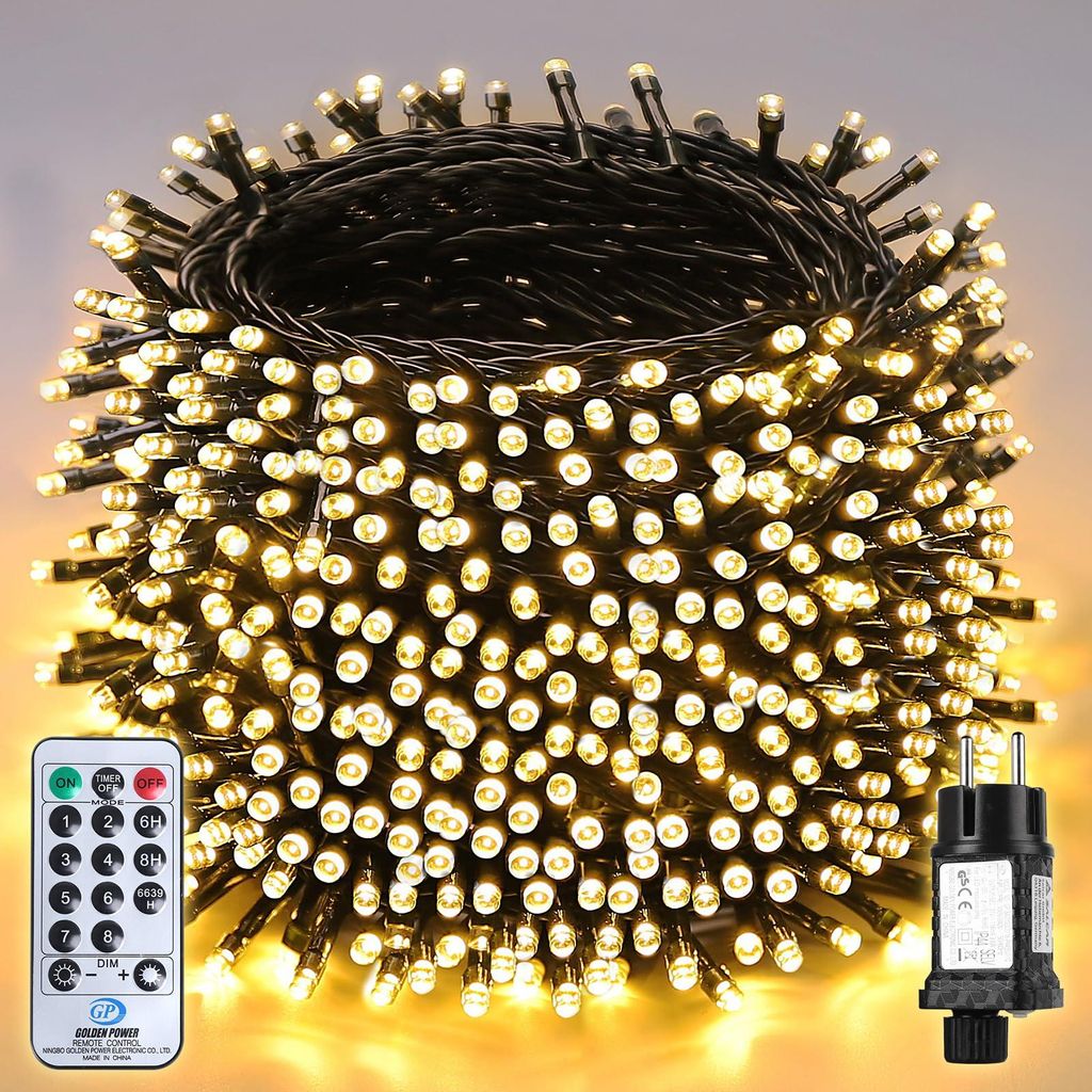 Salcar 100m 1660 lampek LED do wnętrz 8 trybów oświetlenia Zdjęcie produktu 