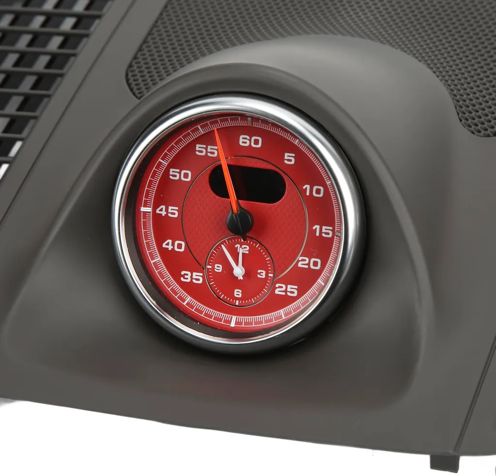 Horloge Tableau de Bord Rouge Vif 95B858189C pour Macan 2014-2020 Sport
