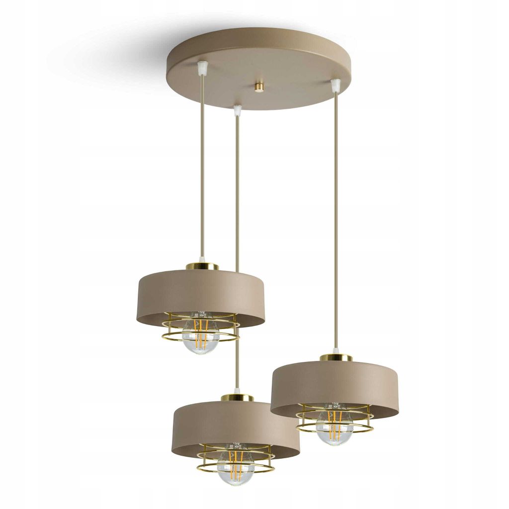A multi-pendant light fixture hanging from a ceiling.