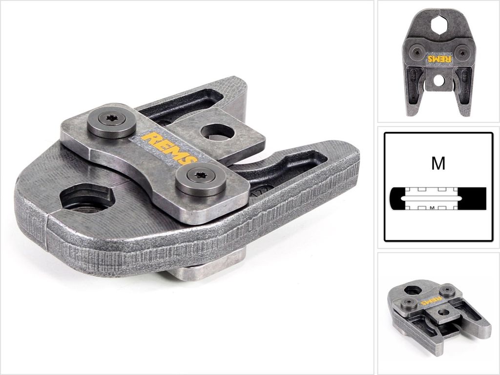 Rems Presszange M 22 mm mit 2 schwenkbare Monoblock Produktbild 