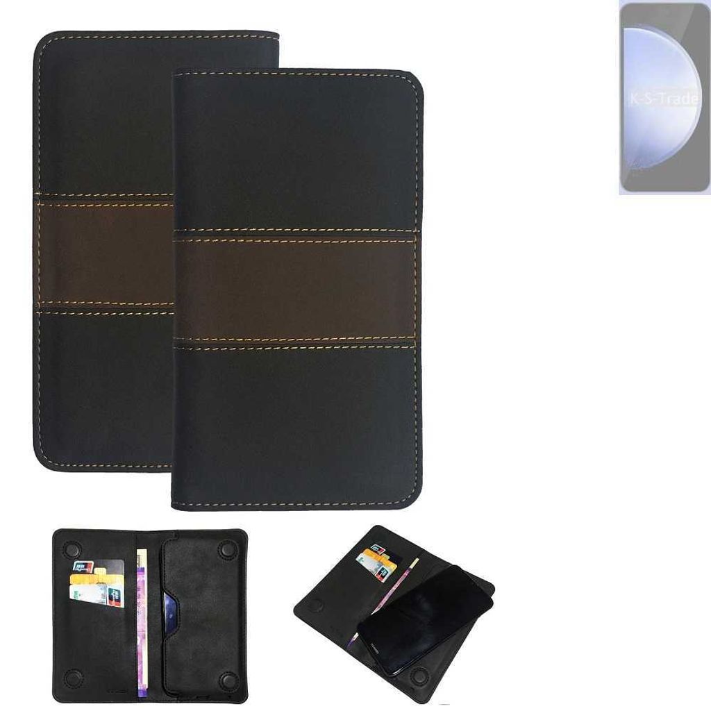 K-S-Trade Hülle Handyhülle kompatibel mit Samsung Galaxy S23 FE Exynos Schutzhülle Walletcase Bookstyle Tasche Schutz Case Handytasche Wallet Cover