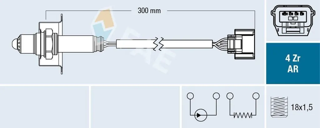 Sonde Lambda FAE 75642 : Corrigez le Voyant Moteur de votre NISSAN JUKE