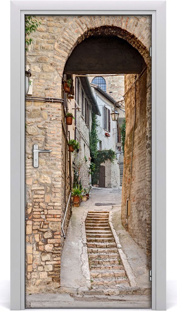 Tulup Türaufkleber 95x205 cm Dekorative Aufkleber Selbstklebend Wasserdichte Tapete Abnehmbar Schlafzimmer Wohnzimmer Wohnkultur - italienischen S...