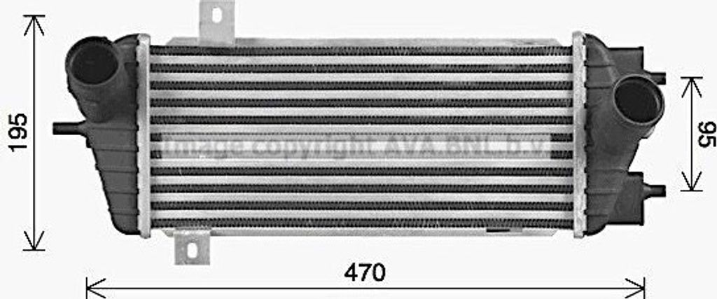 PRASCO KA4324 - OE 282712A440 Ladeluftkühler für Tucson (TL), Sportage (QL, QLE)