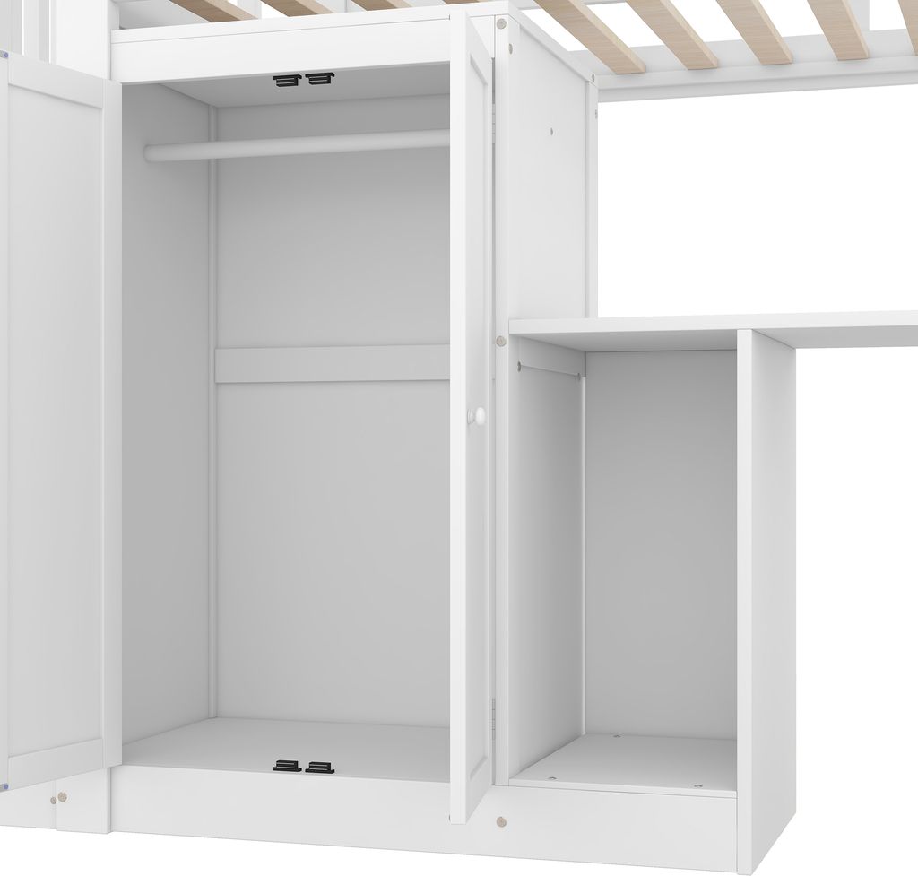 Łóżko piętrowe Flieks 90x200cm z zabezpieczeniem przed Zdjęcie produktu 8