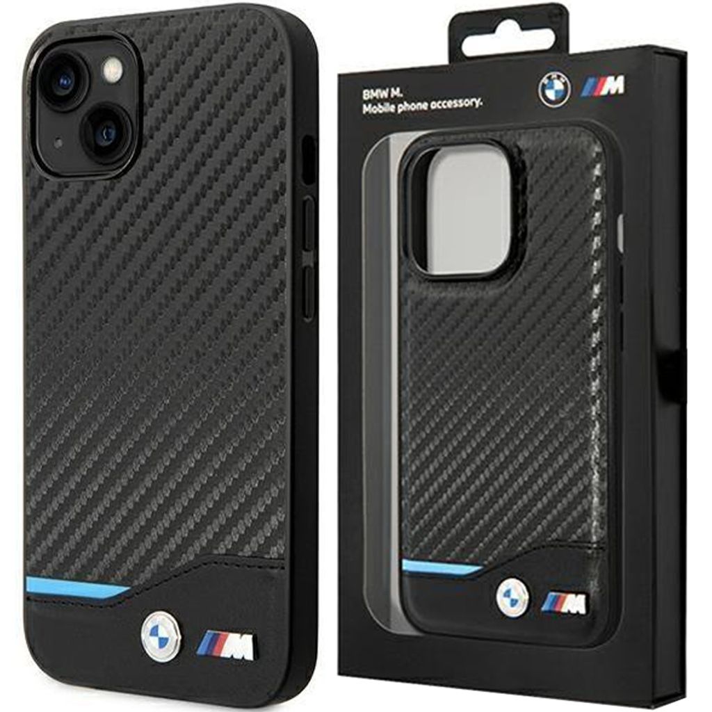 BMW M PolyurethanCarbon blau Line Case für iPhone 14 Produktbild 