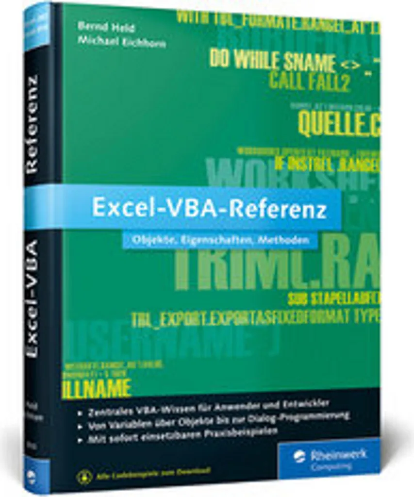 Excel VBA Referenz : Fonctions et syntaxes détaillées pour développeur
