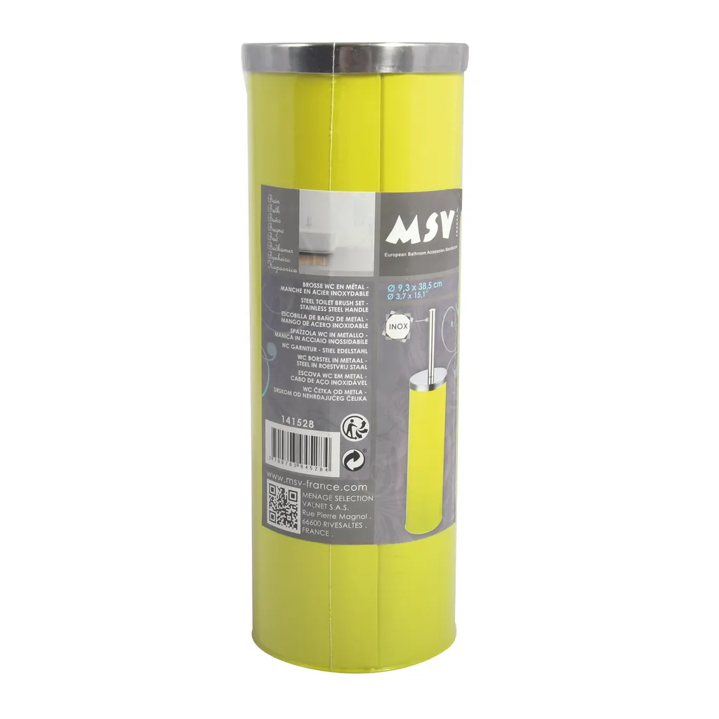 Set Scopino WC Miami MSV Verde - Igiene e Acciaio Inox di Qualità