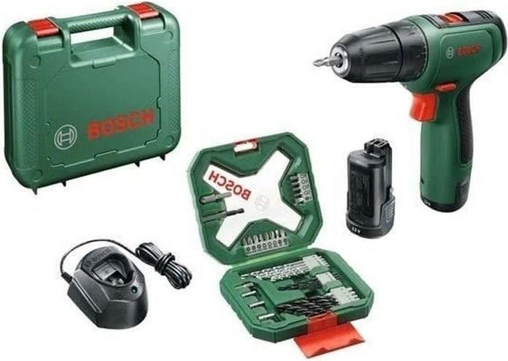 Perceuse-visseuse sans fil 12 V, batterie 1,5 Ah intégrée, Image du produit 