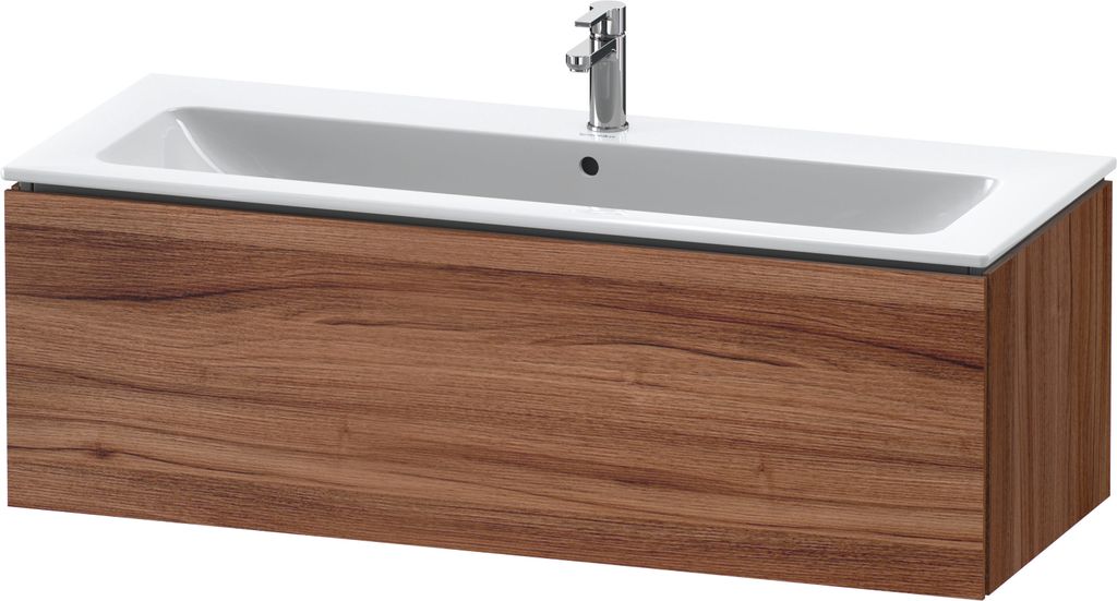 Duravit Waschtischunterbau L-CUBE 1220 x 481 x 400 mm nussbaum natur