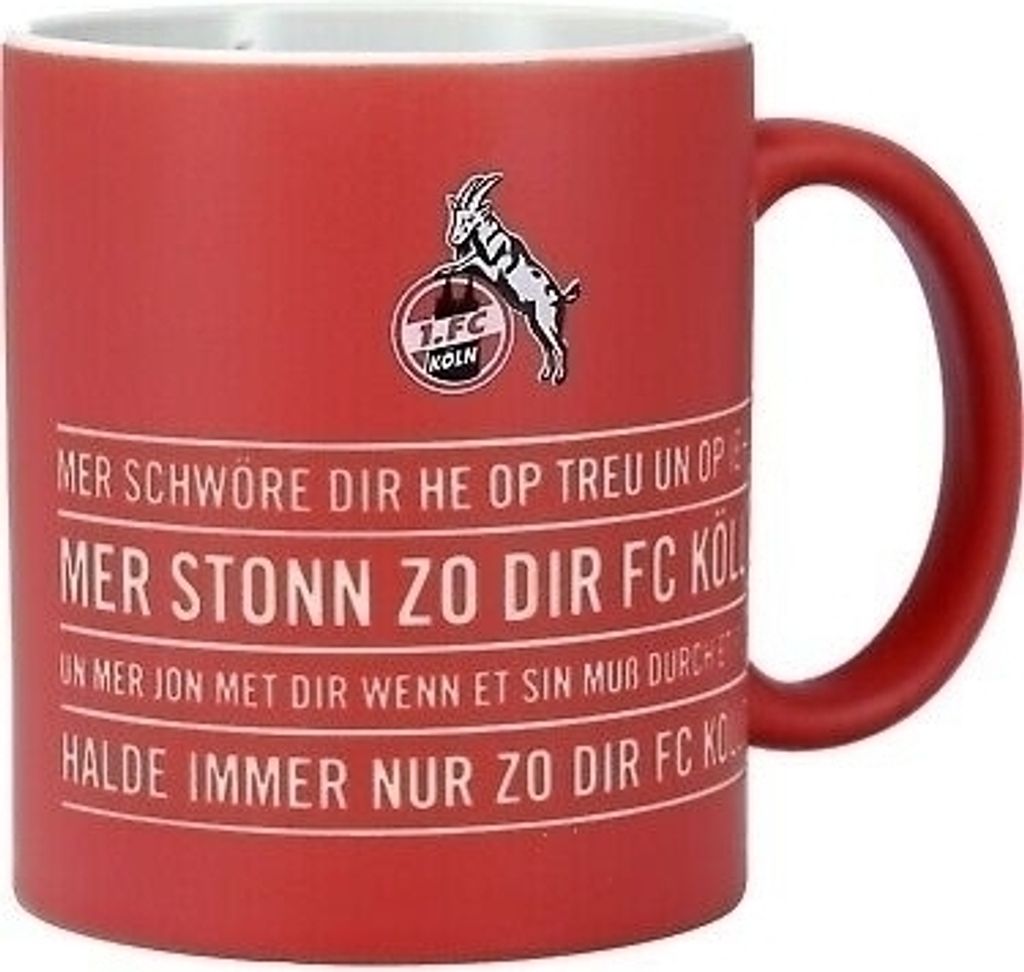 1. FC Köln Tasse 'Hymne' 0,3 Liter Produktbild 1