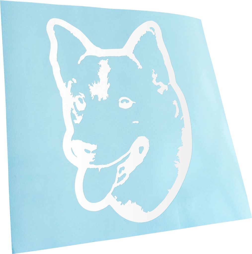 Kiwistar - Autoaufkleber - swedish vallhund Hund - Weiss - 60x40cm - Aufkleber für Auto, Laptop, Fahrrad, LKW, Motorrad mehrfarbig JDM Decal Racing