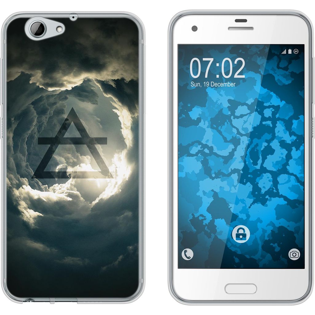 PhoneNatic Case kompatibel mit HTC One A9s Silikon-Hülle Element Luft M1