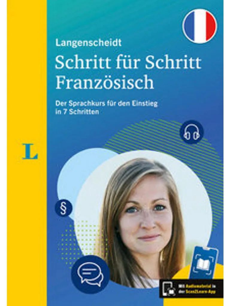 Livre d'apprentissage Français Langenscheidt pour Débutants Adultes