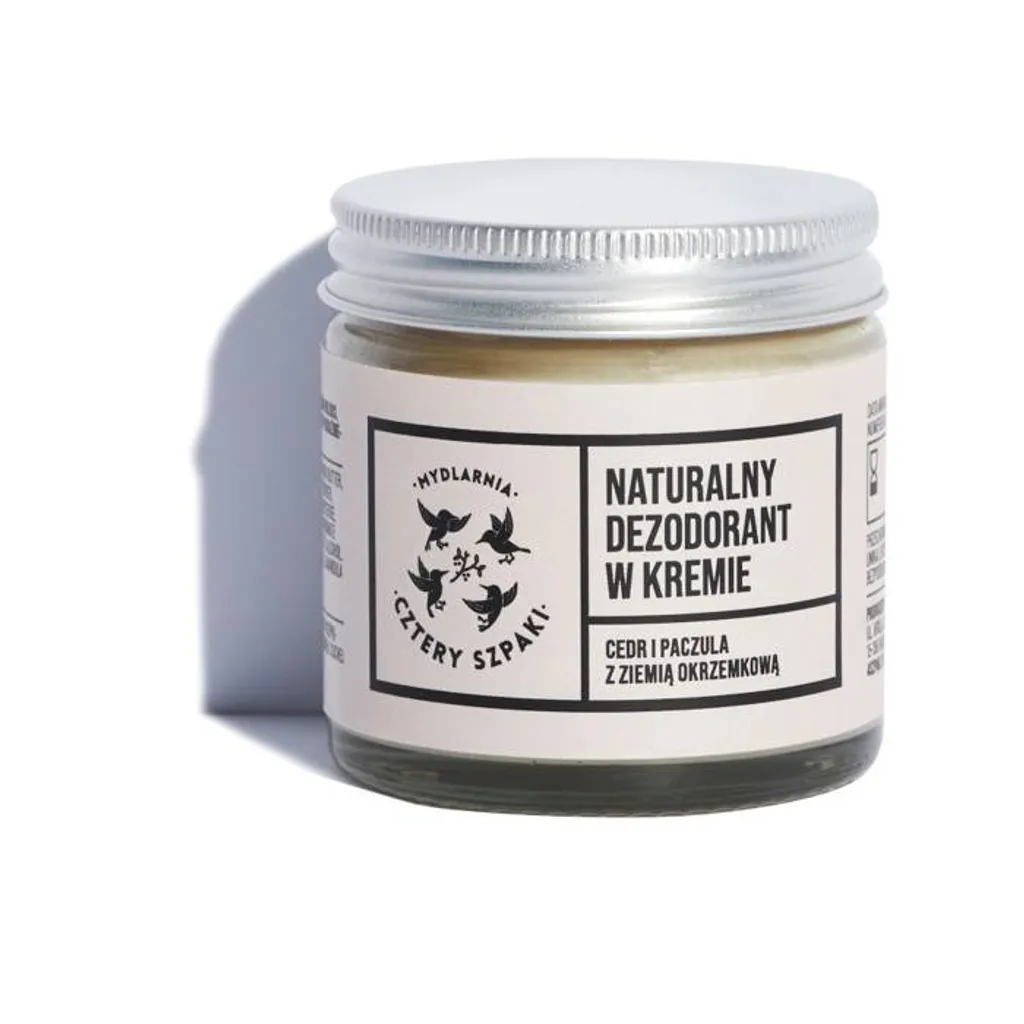 Déodorant cèdre et patchouli sans aluminium, texture crème de 60ml