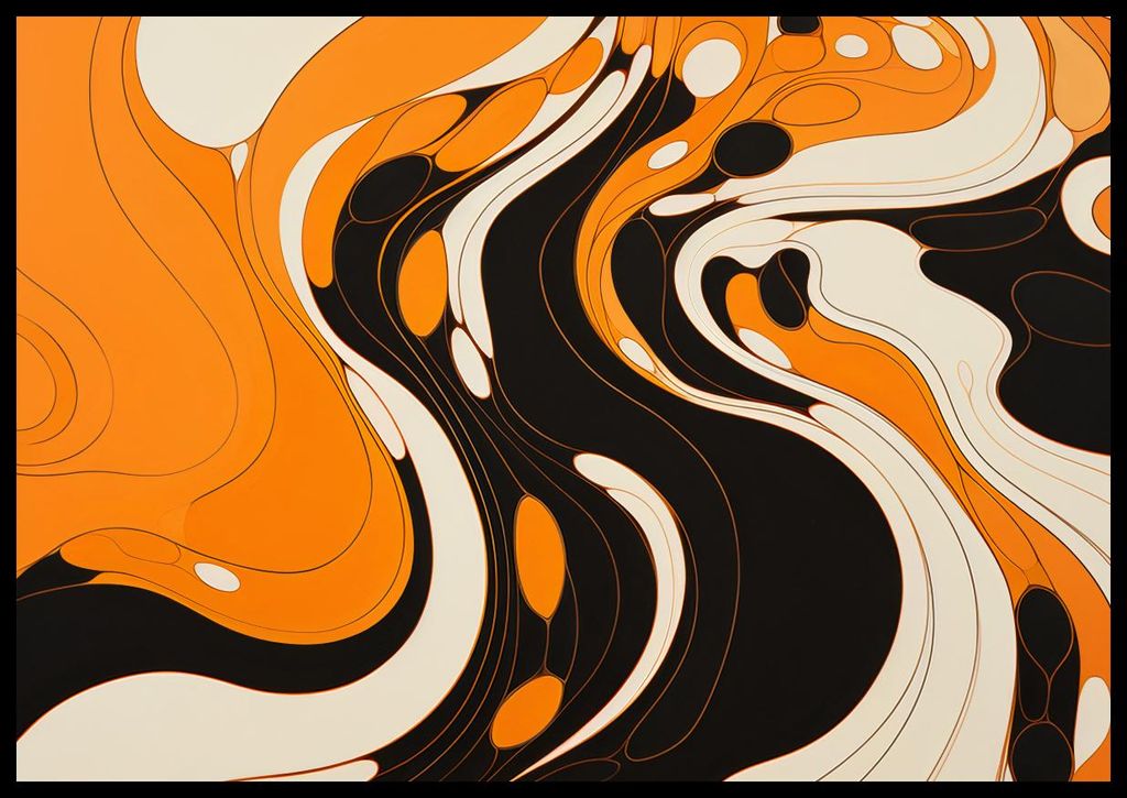 Plakat 66,5x46,5cm Tanzende Tinte