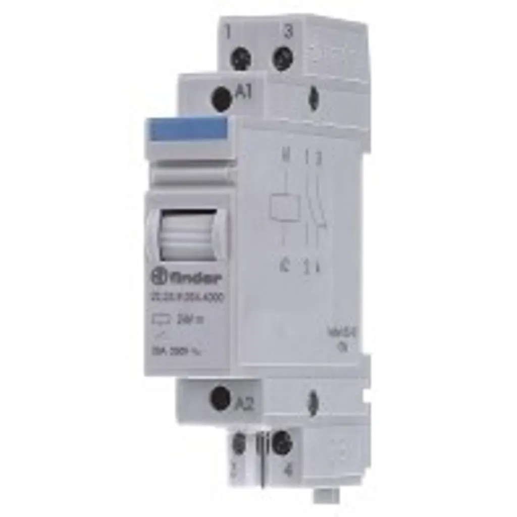 Finder Relais d'installation 22.23.9.024.4000 1S+1Ö 20A 24VDC Silencieux