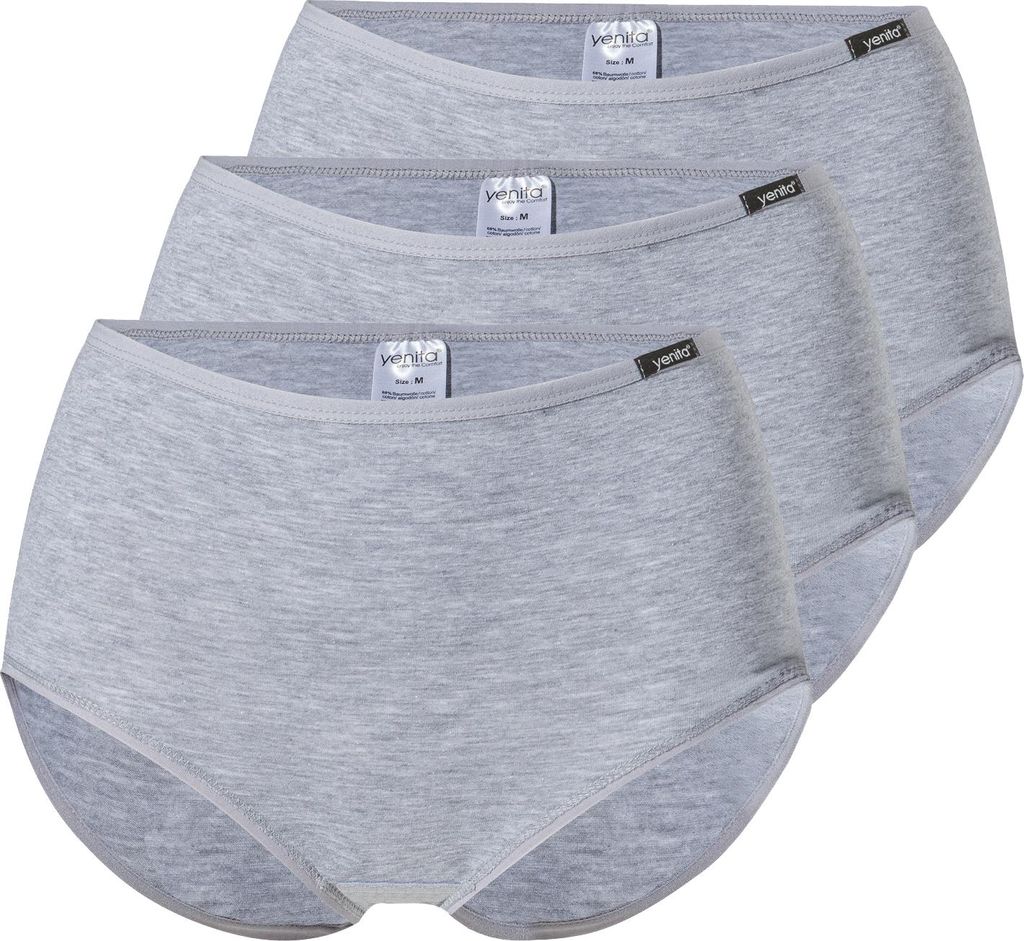 Yenita Taillen-Slips (3er Set) Modern-Collection L grau