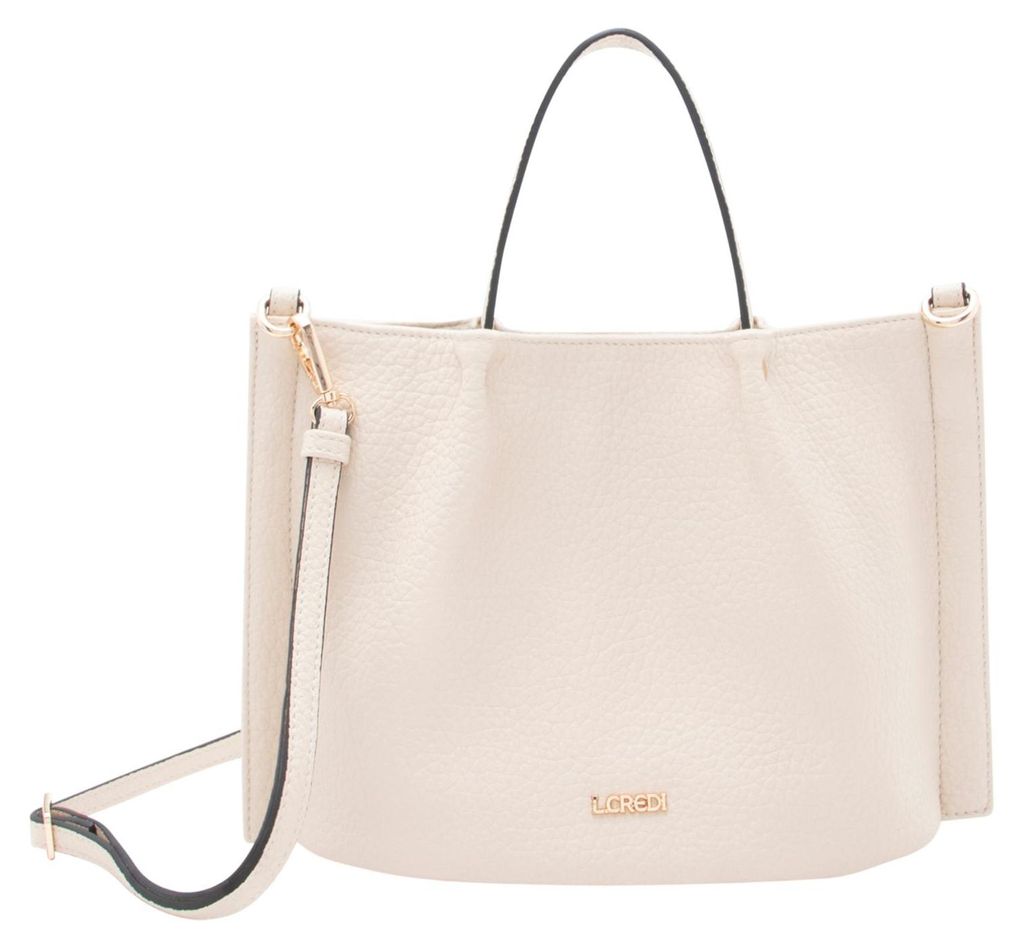 L.CREDI Handtasche Umhängetasche Raila Handbag White Sand creme