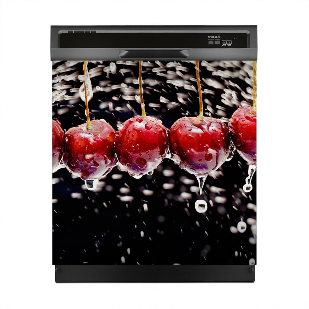 Aufkleber sticker 60x60 cm Dekorative folie Spülmaschine - Spritz Farbige Früchte