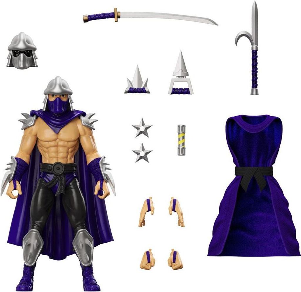 Teenage Mutant Ninja Turtles Ultimates Actionfigur Shredder (Silver Armor) 18 cm