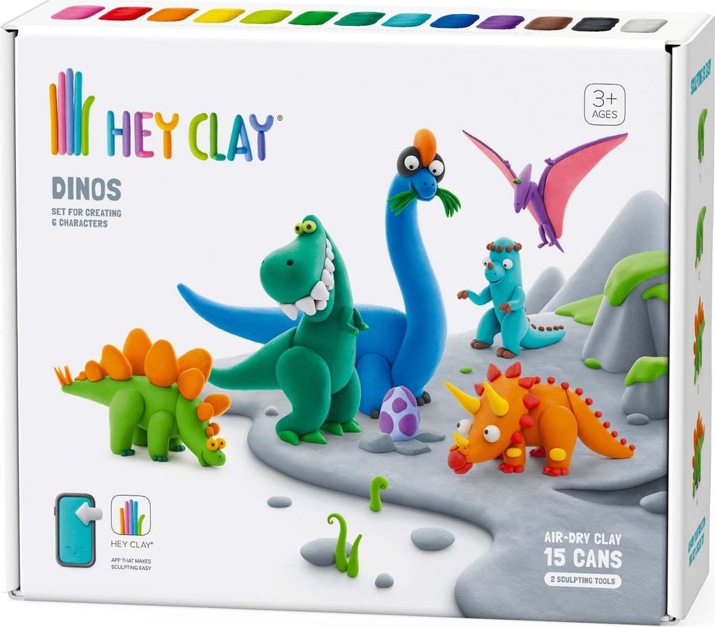 HEY CLAY Kreativní sada - Dinosauři Obrázek produktu 