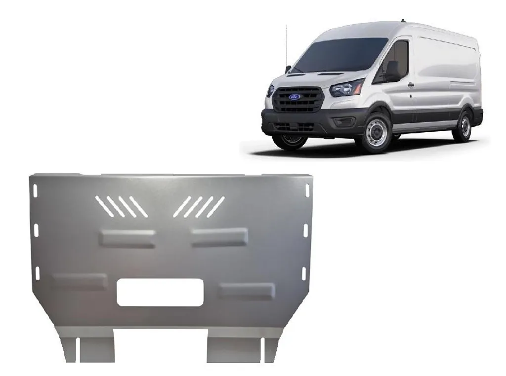 Plaque de protection moteur Ford Transit RWD pour chantiers et route