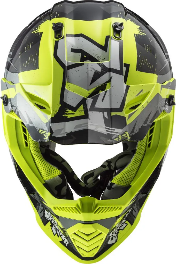 Casque Motocross pour Junior LS2 MX437 Idéal Initiation et Compétition - 4