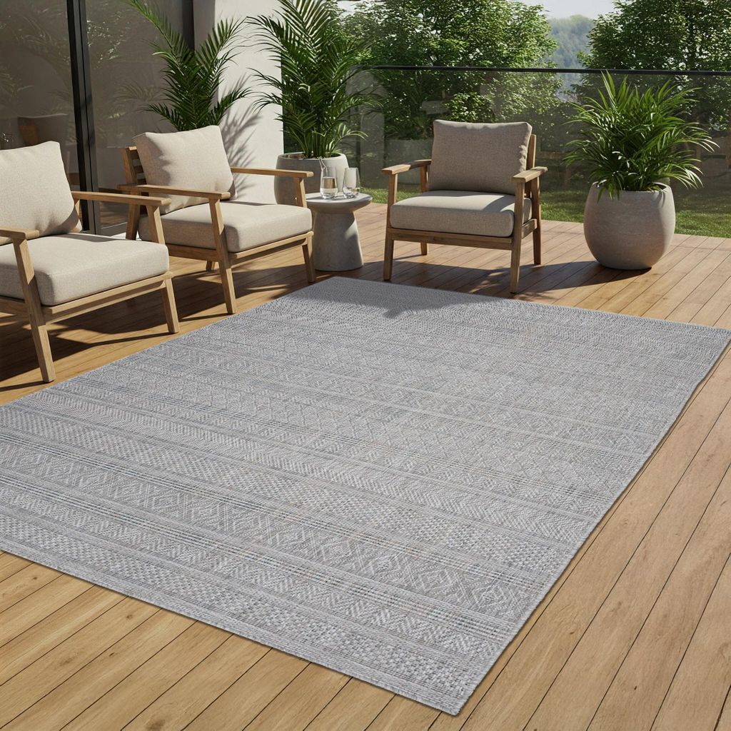 Tapiso Teppich Sisal MELISSA Outdoorteppich Indoor Outdoor 60 x 100 cm