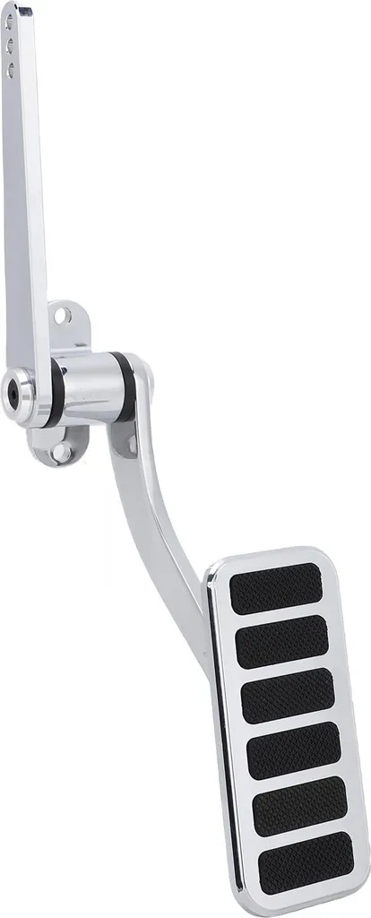 Pédale d'accélérateur de rechange universelle en aluminium poli robuste